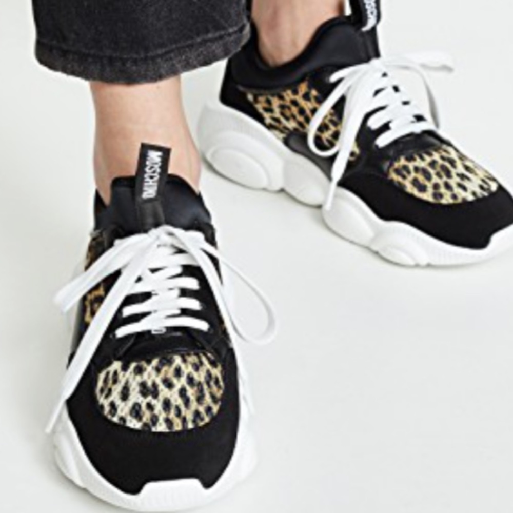 Moschino animal Print sneakers